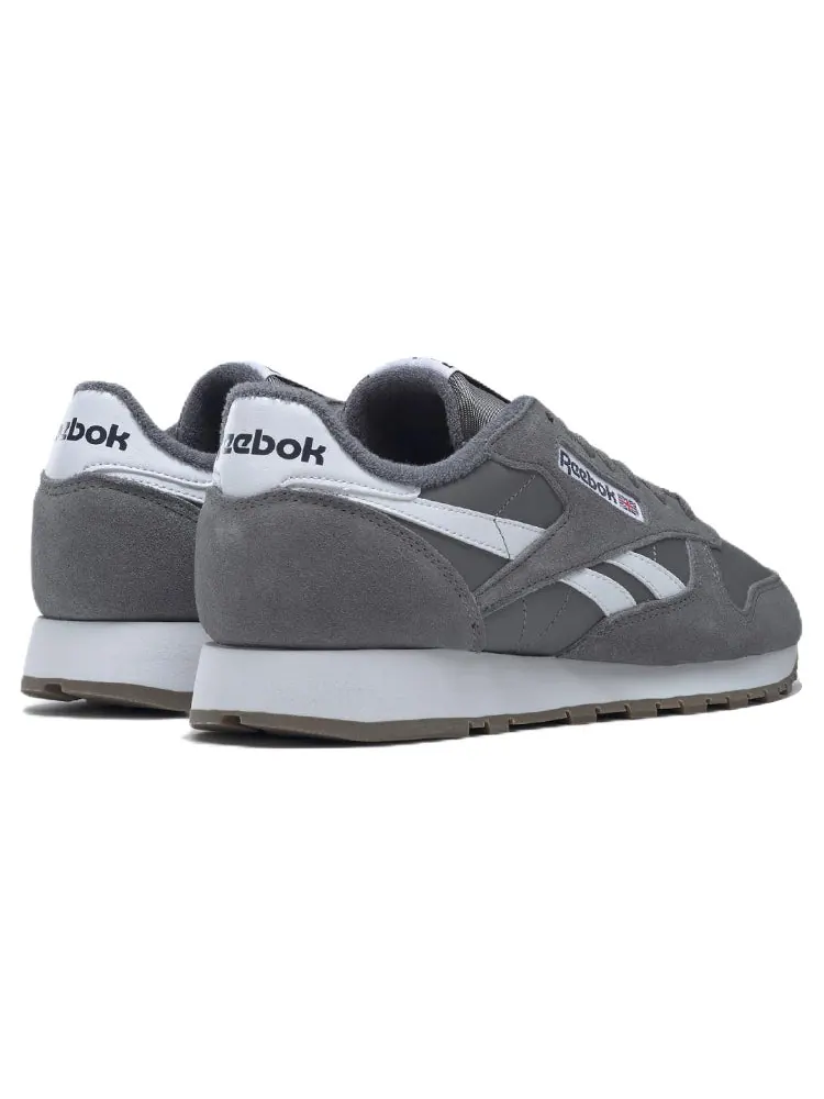 Беговые кроссовки Reebok Classic Leather 'Pure Grey White' — изображение 4 из 5, серый