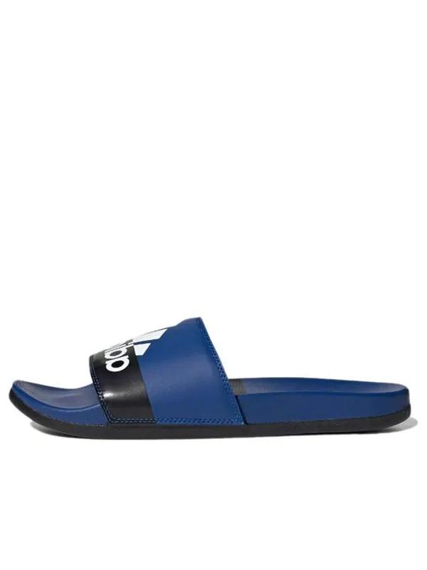 Тапочки adilette комфорт сандалии Adidas — изображение 1 из 4, синий/белый/черный