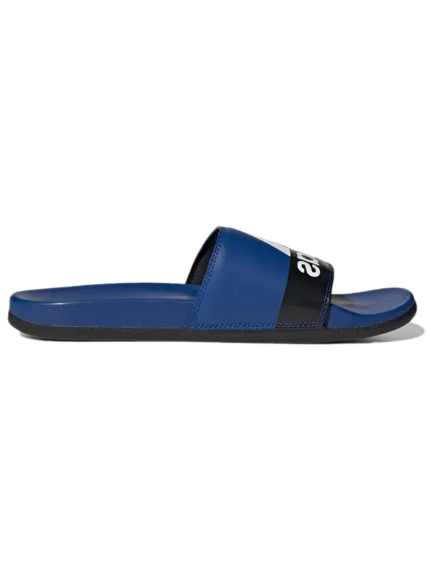 Тапочки adilette комфорт сандалии Adidas — изображение 3 из 4, синий/белый/черный