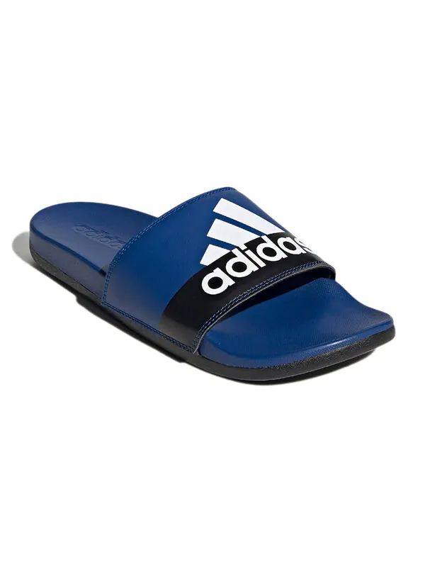 Тапочки adilette комфорт сандалии Adidas — изображение 4 из 4, синий/белый/черный