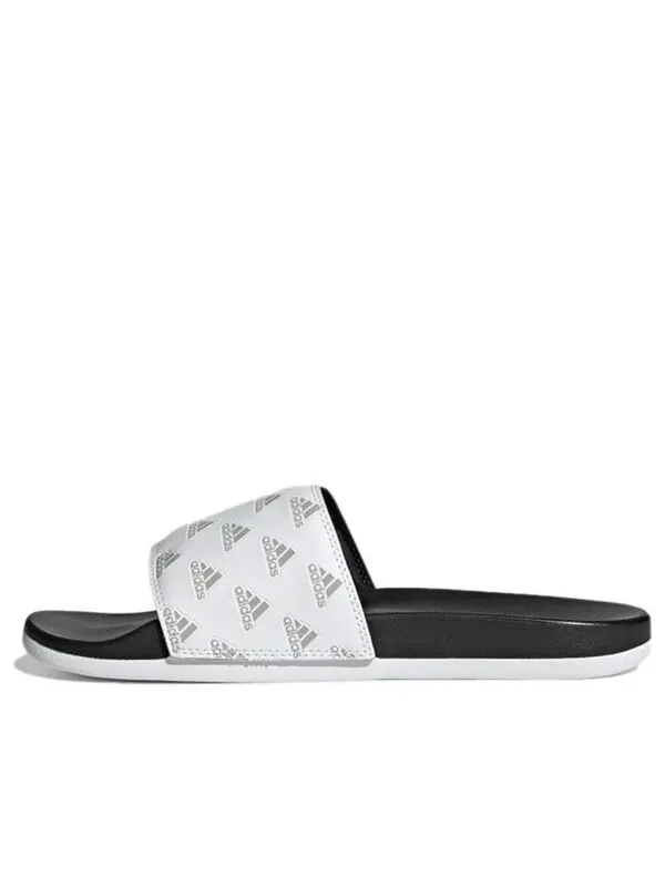Тапочки adilette комфорт слайд Adidas — изображение 1 из 4, белый/черный