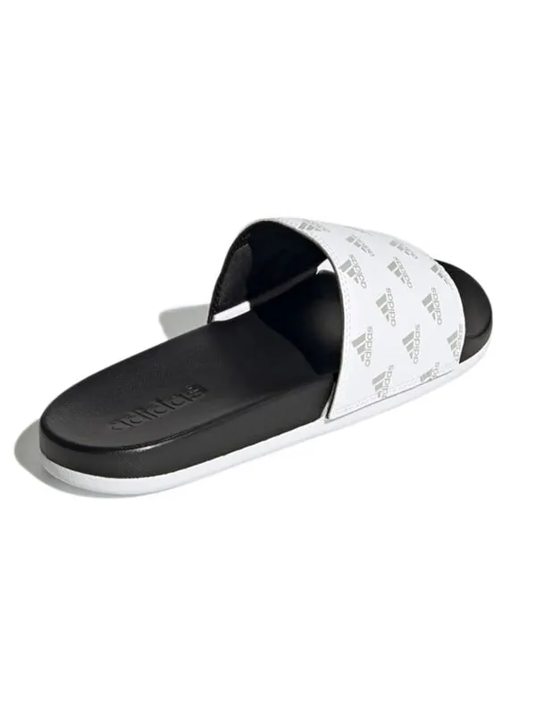 Тапочки adilette комфорт слайд Adidas — изображение 4 из 4, белый/черный