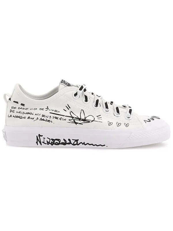 Кроссовки nizza rf Adidas — изображение 2 из 4, белый/черный