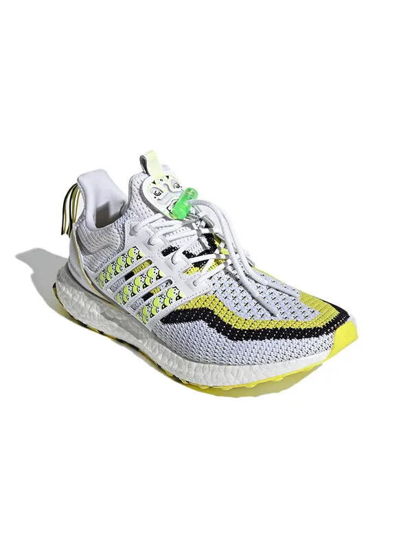 Кроссовки ультрабуст днк Adidas — изображение 3 из 4, белый/черный/желтый