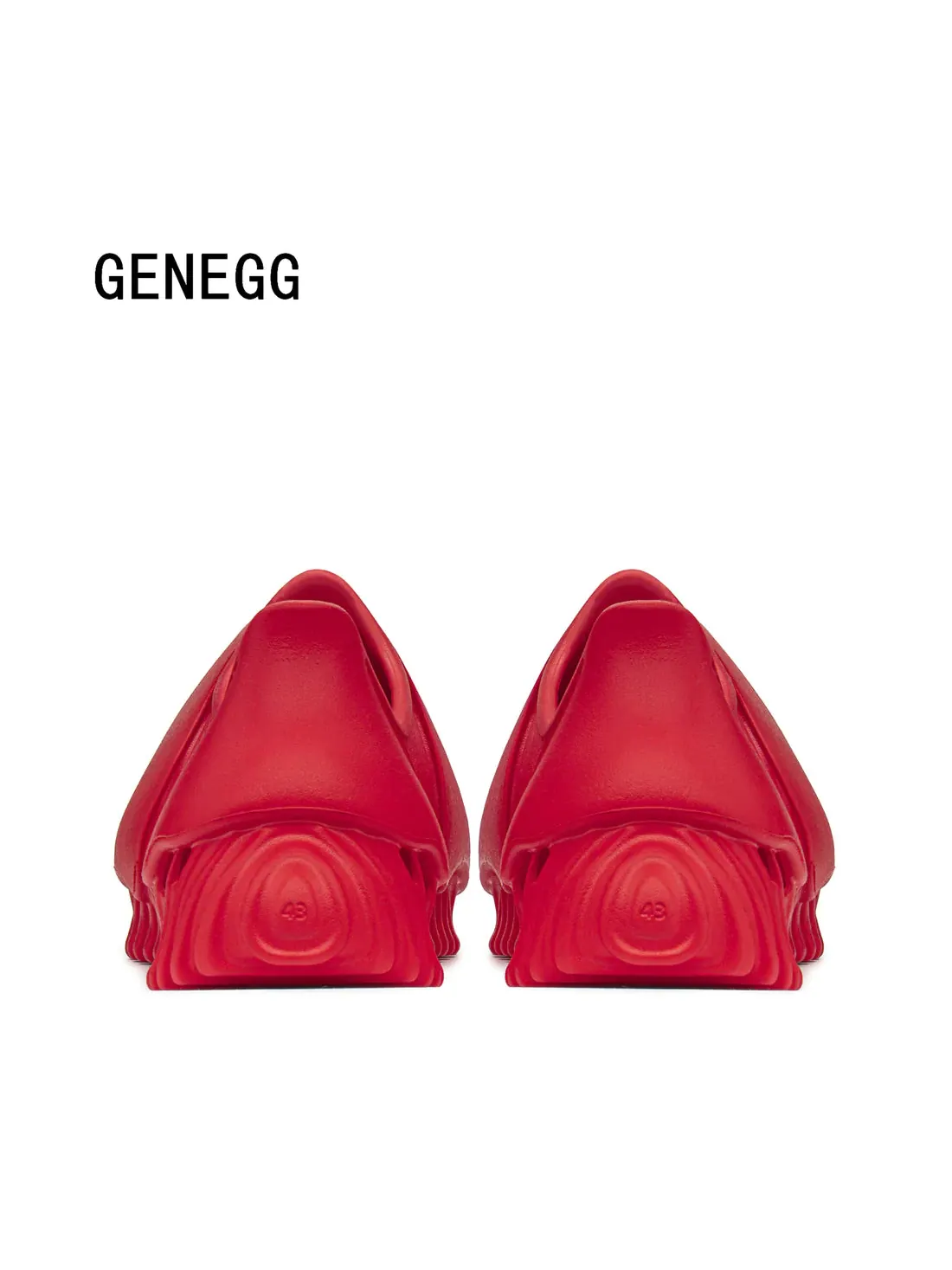 Кроссовки GENEGG Foam Runner Whale 'Ruby Red' — изображение 5 из 6, красный