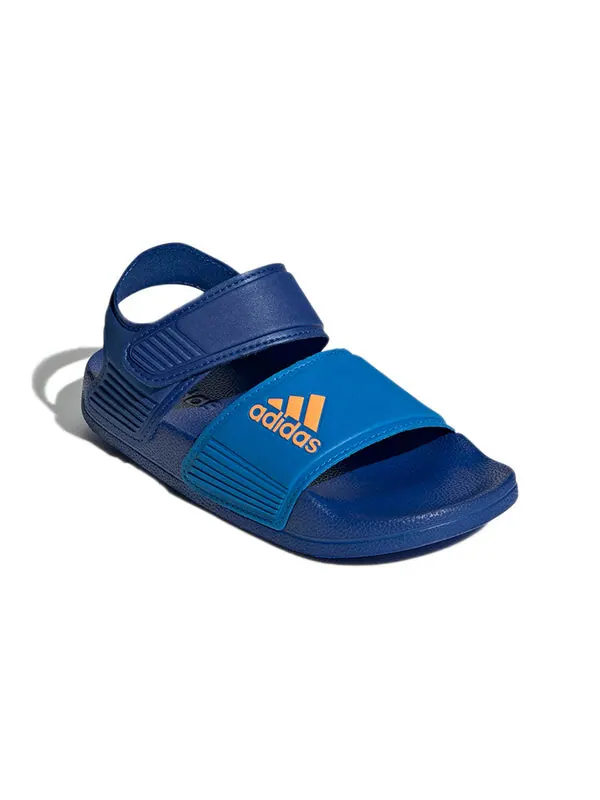 Сандалии adilette sandal 'royal blue' Adidas — изображение 3 из 4, синий/оранжевый/синий