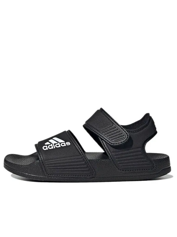 Сандалии adilette sandal 'black white' Adidas — изображение 1 из 4, черный/белый/черный