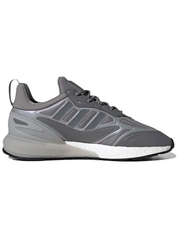 Кроссовки оригинал zx 2k boost 2.0 Adidas — изображение 2 из 4, темный серый/белый