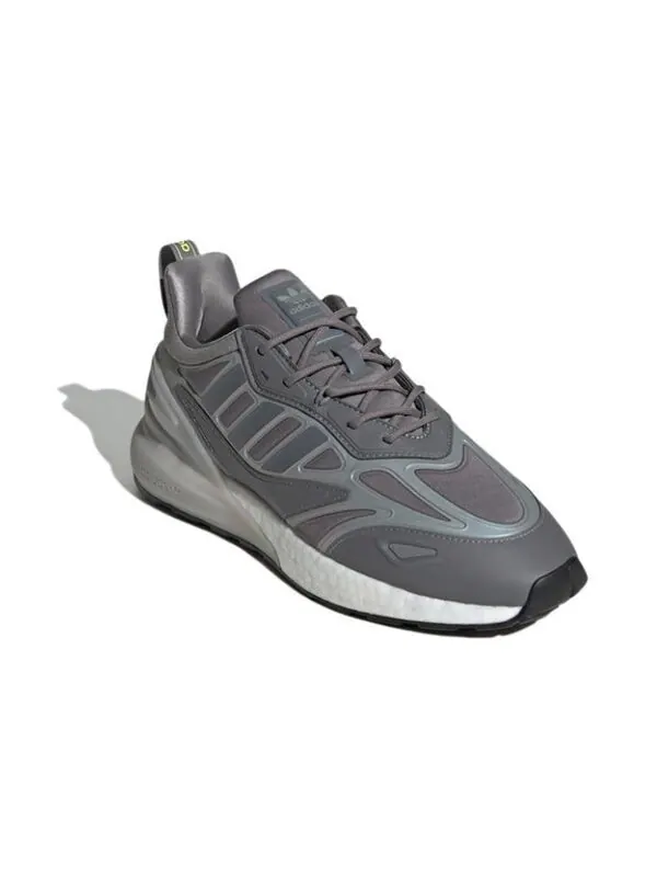 Кроссовки оригинал zx 2k boost 2.0 Adidas — изображение 3 из 4, темный серый/белый