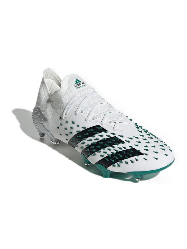 Кроссовки Predator Freak.1 л fg Adidas — изображение 3 из 4, белый/зеленый/черный