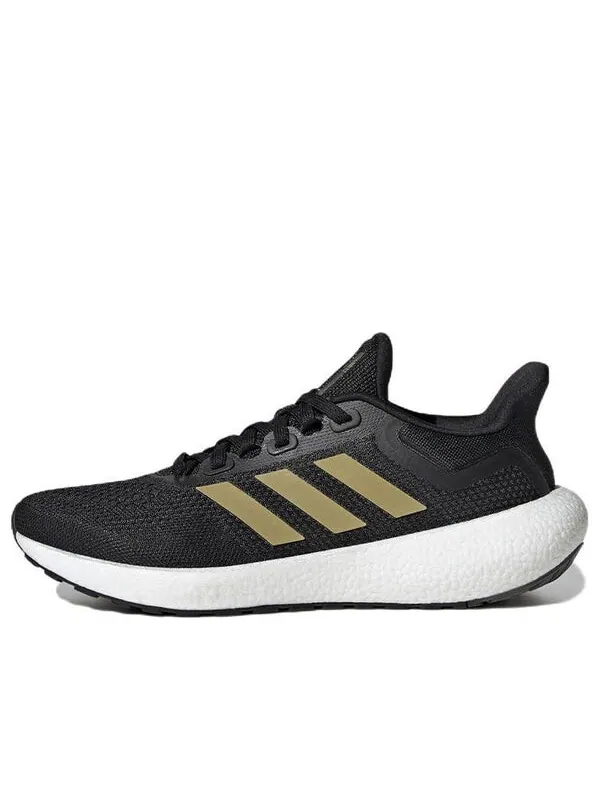 Кроссовки pureboost 22 'black gold metallic' Adidas — изображение 1 из 4, черный/золотистый