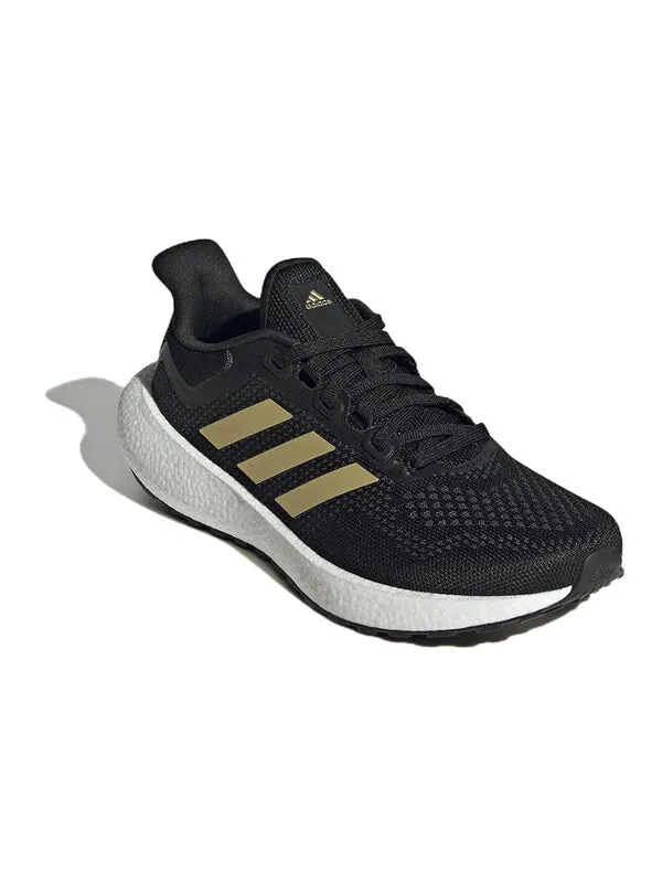 Кроссовки pureboost 22 'black gold metallic' Adidas — изображение 3 из 4, черный/золотистый