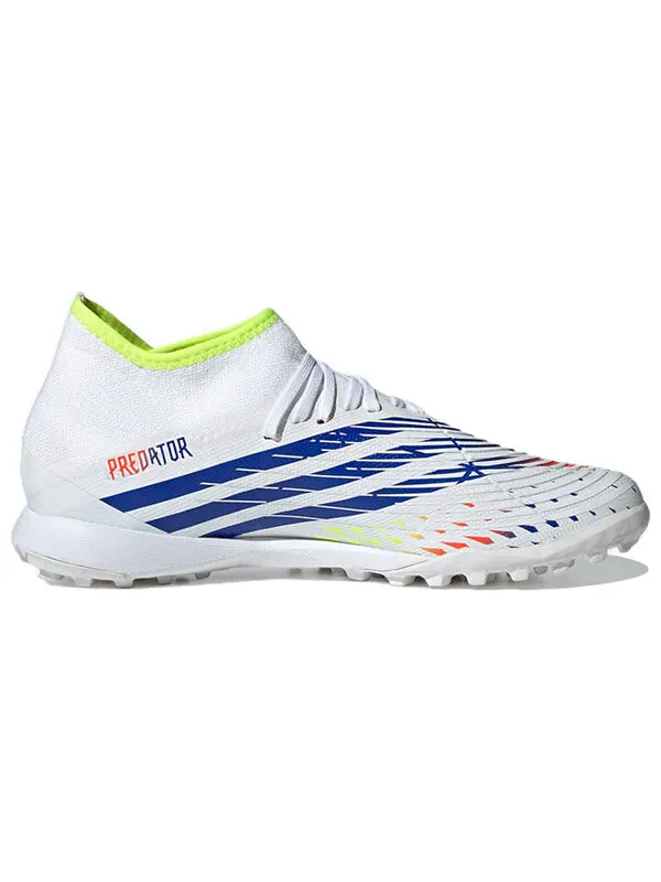 Кроссовки Predator Edge.3 tf Adidas — изображение 2 из 4, белый/желтый/синий