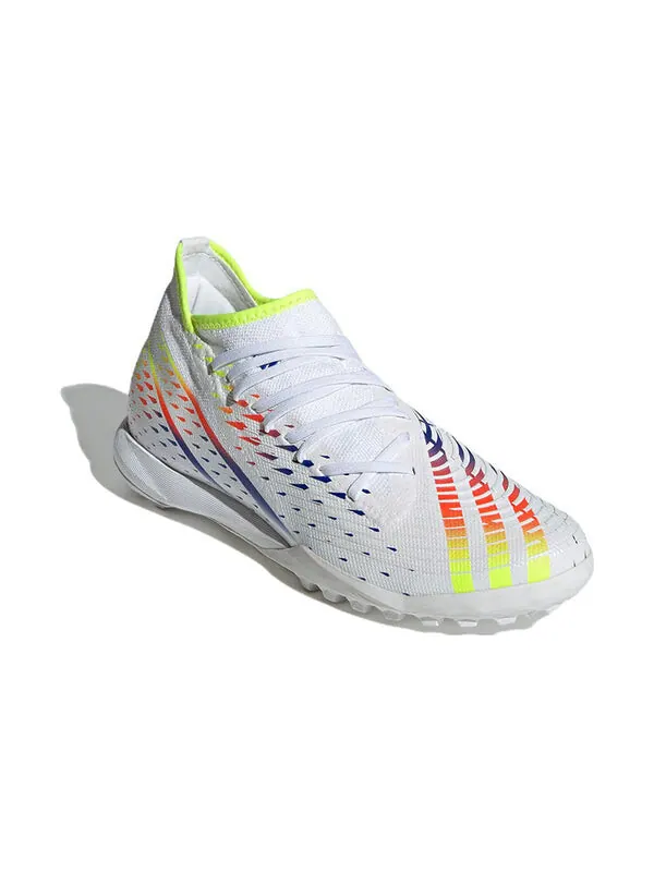 Кроссовки Predator Edge.3 tf Adidas — изображение 3 из 4, белый/желтый/синий