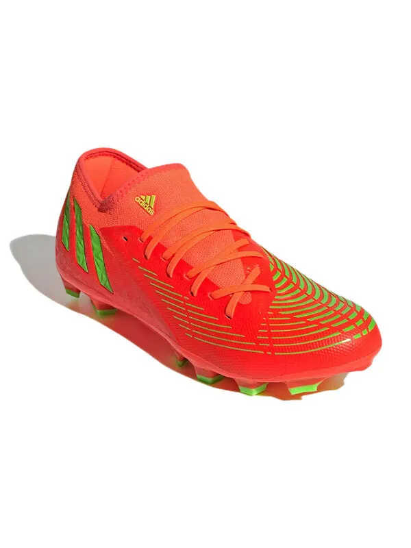 Кроссовки Predator Edge.3 л мг Adidas — изображение 3 из 4, красный/зеленый