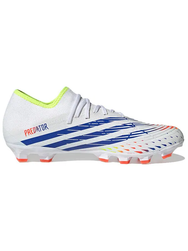 Кроссовки Predator Edge.3 hg ag Adidas — изображение 2 из 4, белый/желтый/синий