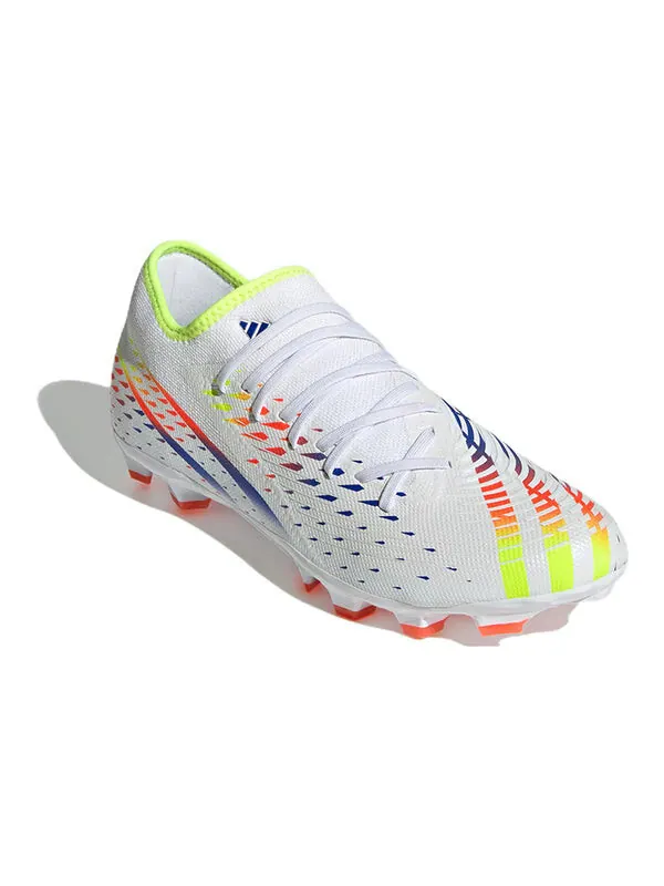 Кроссовки Predator Edge.3 hg ag Adidas — изображение 3 из 4, белый/желтый/синий