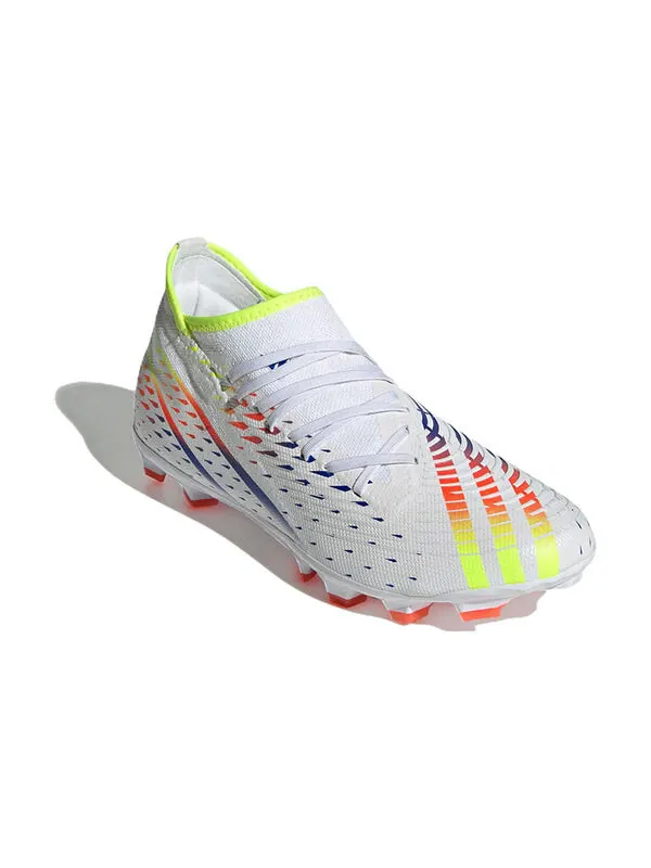 Кроссовки pator edge.3 hg ag Adidas — изображение 3 из 4, белый/желтый/синий