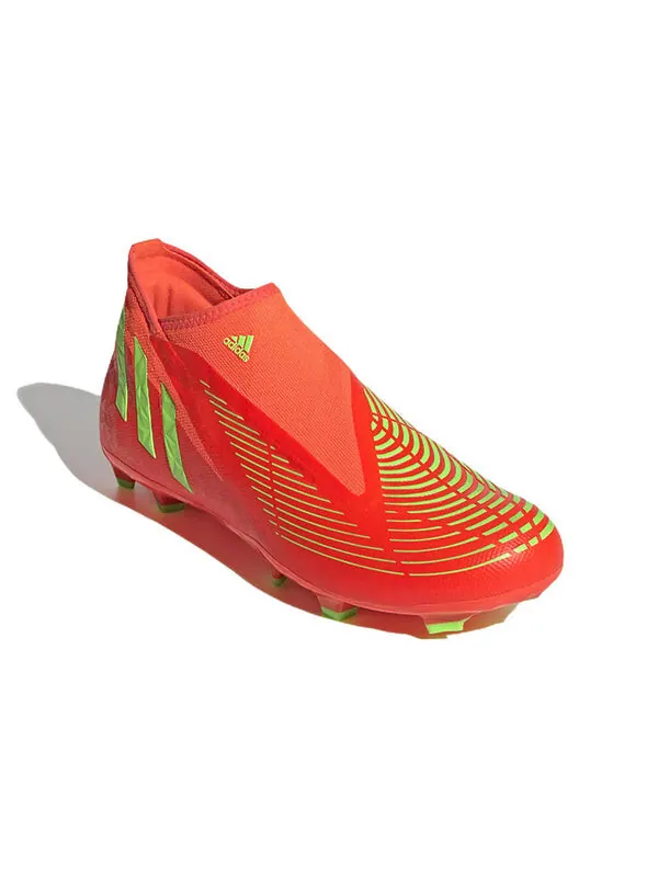 Кроссовки Predator Edge.3 FG Adidas — изображение 3 из 4, красный/зеленый