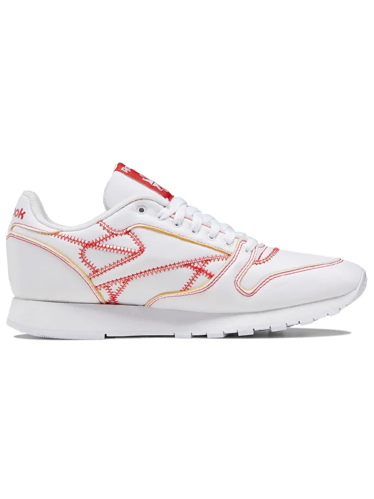 Беговые кроссовки Reebok Kanghyuk x Classic Leather 'White Primal Red' — изображение 2 из 5, белый