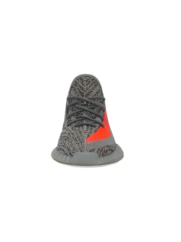 Кроссовки yeezy boost 350 v2 'beluga reflective' Adidas — изображение 3 из 4, серый/красный