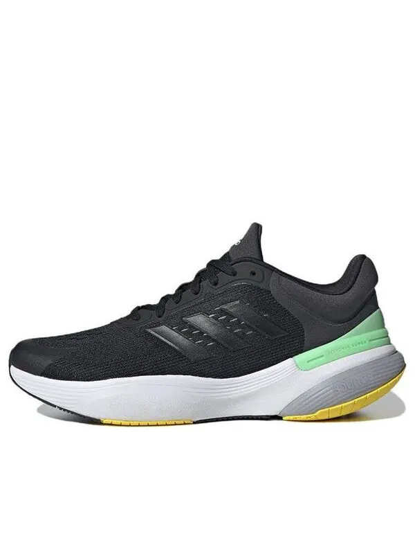 Кроссовки response super 3.0 shoes Adidas — изображение 1 из 4, черный/черный/зеленый