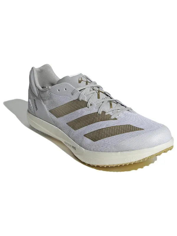 Кроссовки Tinman Elite x Adizero Avanti Tyo Adidas — изображение 3 из 4, белый/серый/золотистый