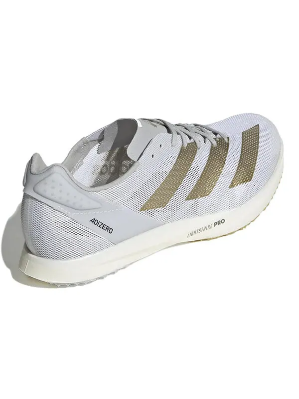 Кроссовки Tinman Elite x Adizero Avanti Tyo Adidas — изображение 4 из 4, белый/серый/золотистый