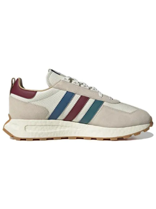Кроссовки ретро e5 Adidas — изображение 2 из 4, бежевый/белый/бордовый