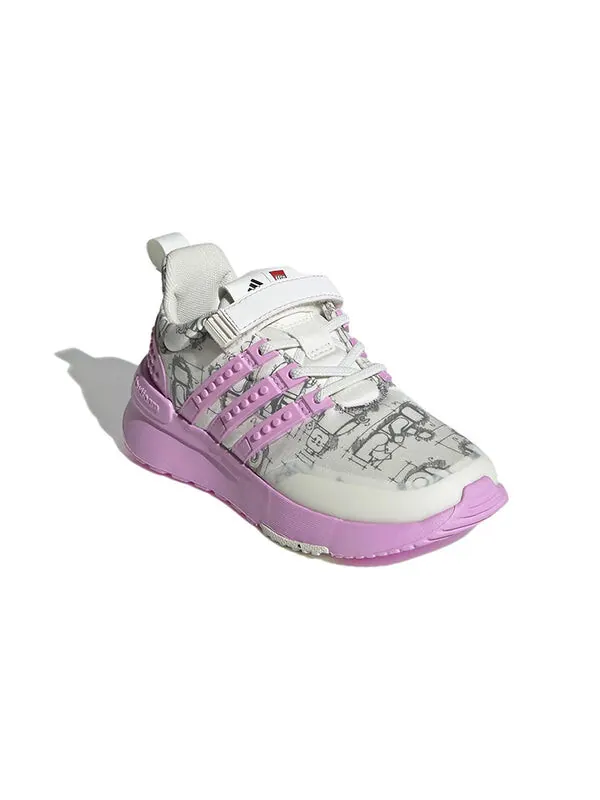 Кроссовки lego x racer tr 'off white bliss lilac' Adidas — изображение 3 из 4, белый/розовый/черный