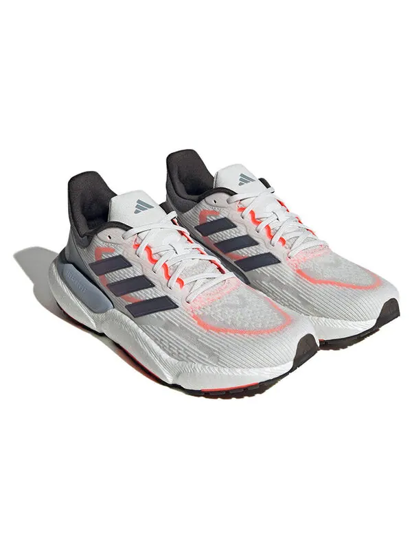 Кроссовки Adidas SolarBoost 5 Shoes 'White Solar Red' — изображение 3 из 4, белый/серый/красный