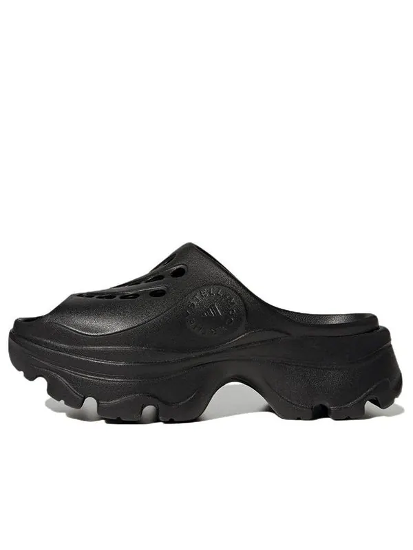 Тапочки stella mccartney x clog 'triple black' Adidas