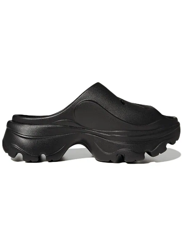 Тапочки stella mccartney x clog 'triple black' Adidas — изображение 3 из 4, черный