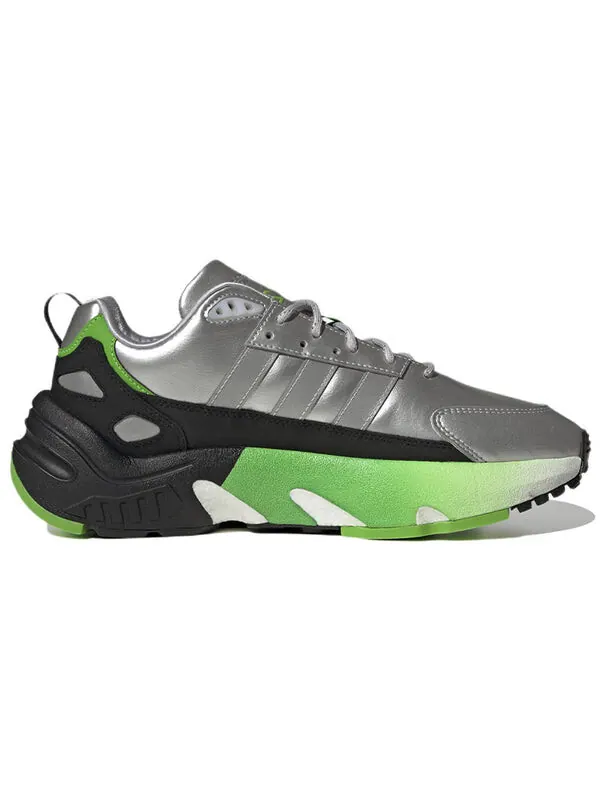 Кроссовки kawasaki ninja x zx 22 boost Adidas — изображение 2 из 4, серебряный