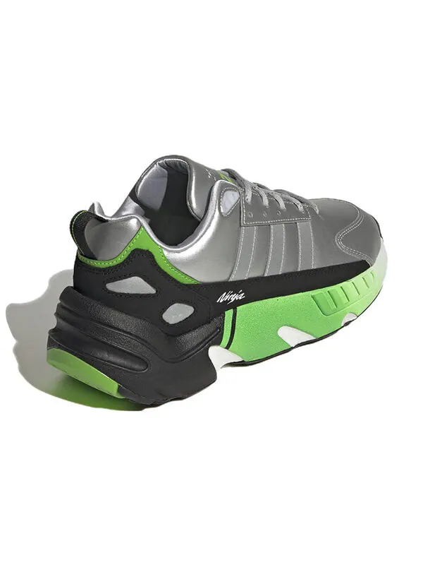 Кроссовки kawasaki ninja x zx 22 boost Adidas — изображение 4 из 4, серебряный