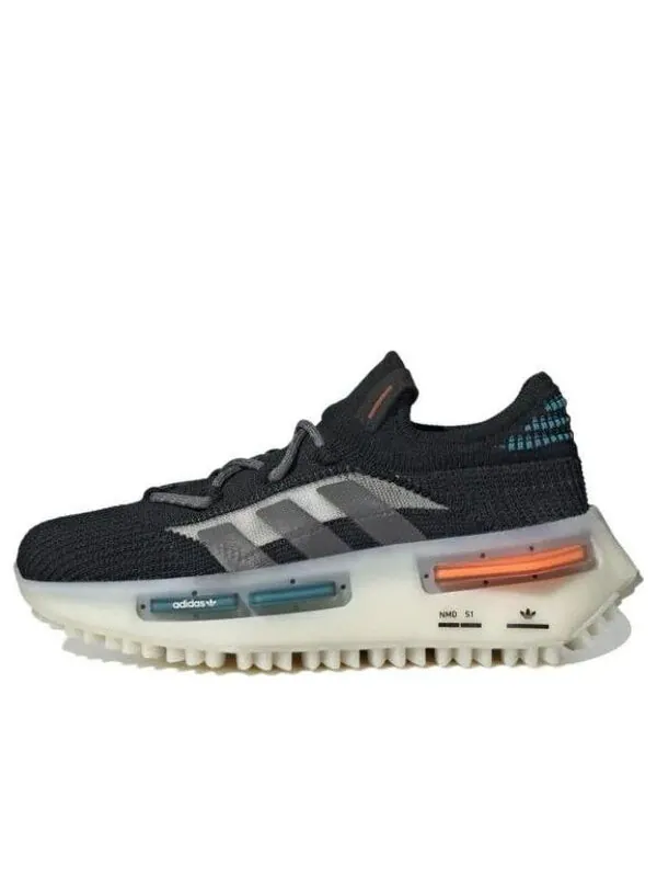 Кроссовки nmd_s1 Adidas — изображение 1 из 4, черный/серый/белый