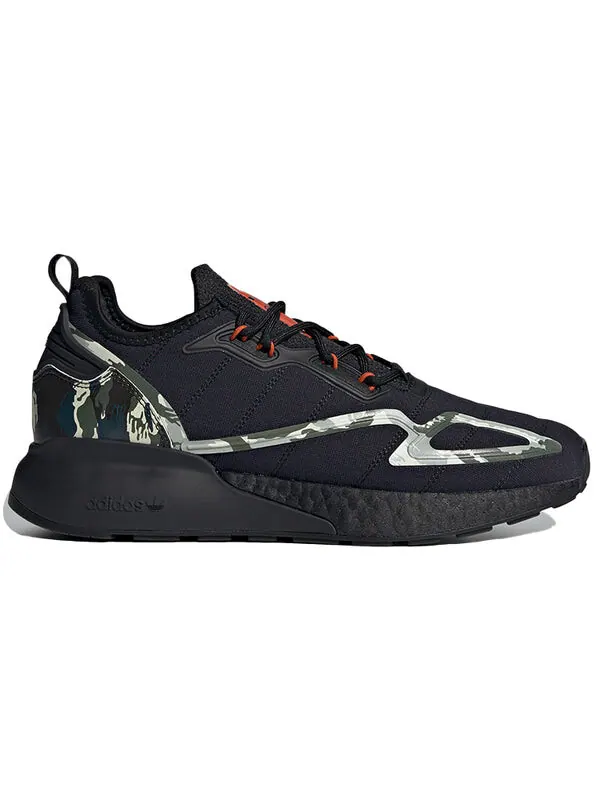 Кроссовки оригинал zx 2k boost Adidas — изображение 2 из 4, черный/зеленый/синий
