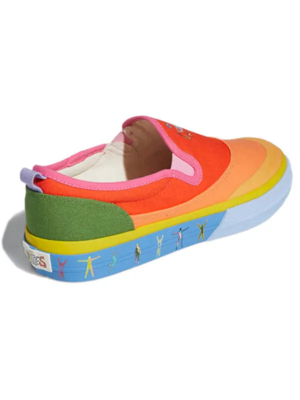Кроссовки nizza slip on low Adidas — изображение 4 из 4, оранжевый/желтый