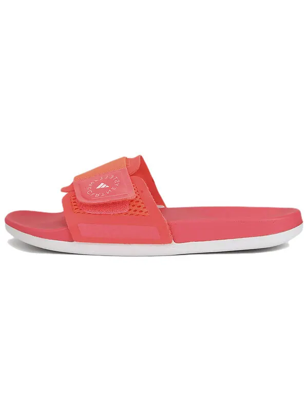 Тапочки stella mccartney x slide 'turbo' Adidas — изображение 2 из 4, розовый красный