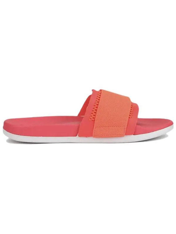 Тапочки stella mccartney x slide 'turbo' Adidas — изображение 3 из 4, розовый красный