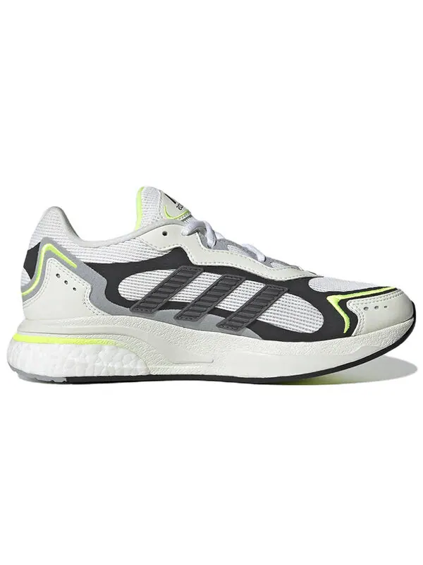 Кроссовки (WMNS) adidas SN1997 Cozy Wear-resistant White Black Green — изображение 2 из 4, белый/черный/зеленый