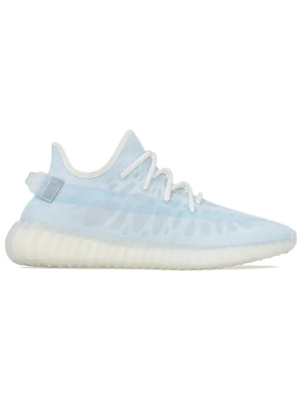 Кроссовки yeezy boost 350 v2 'mono ice' Adidas — изображение 2 из 4, прозрачный