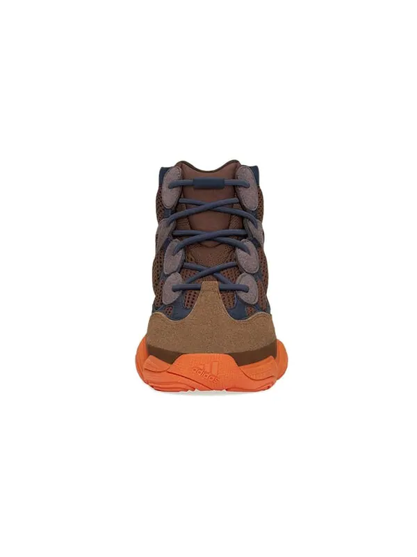 Кроссовки 500 высокие Adidas Yeezy — изображение 3 из 4, коричневый/оранжевый