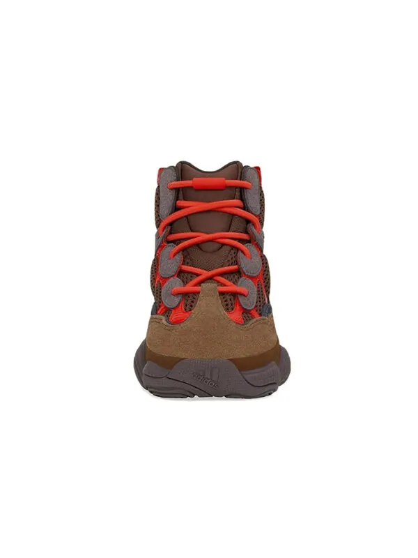 Кроссовки 500 высокие Adidas Yeezy — изображение 3 из 4, коричневый/оранжевый