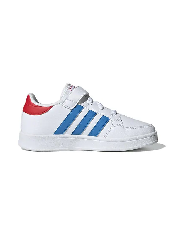 Кроссовки Breaknet эластичные шнурки Adidas — изображение 2 из 4, белый/синий/красный