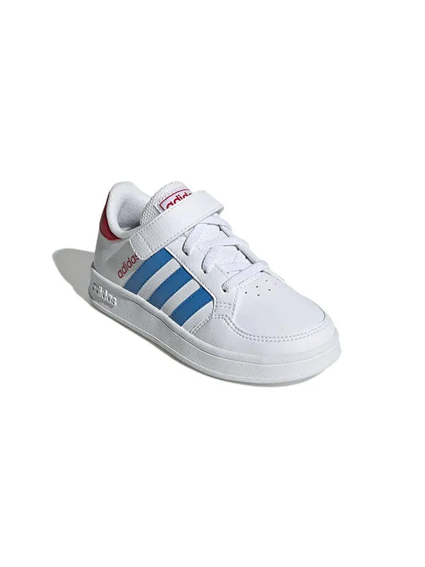 Кроссовки Breaknet эластичные шнурки Adidas — изображение 3 из 4, белый/синий/красный