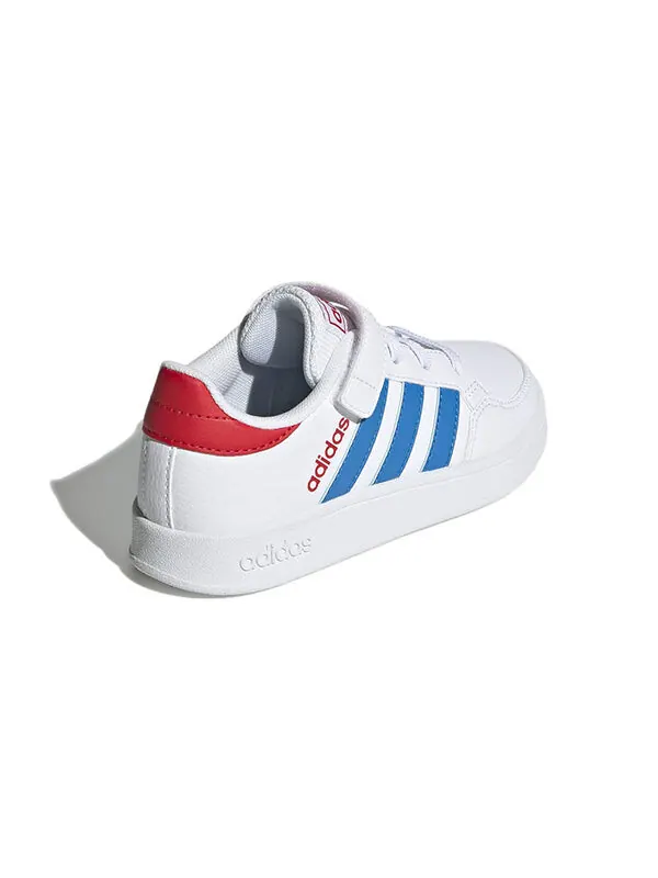 Кроссовки Breaknet эластичные шнурки Adidas — изображение 4 из 4, белый/синий/красный