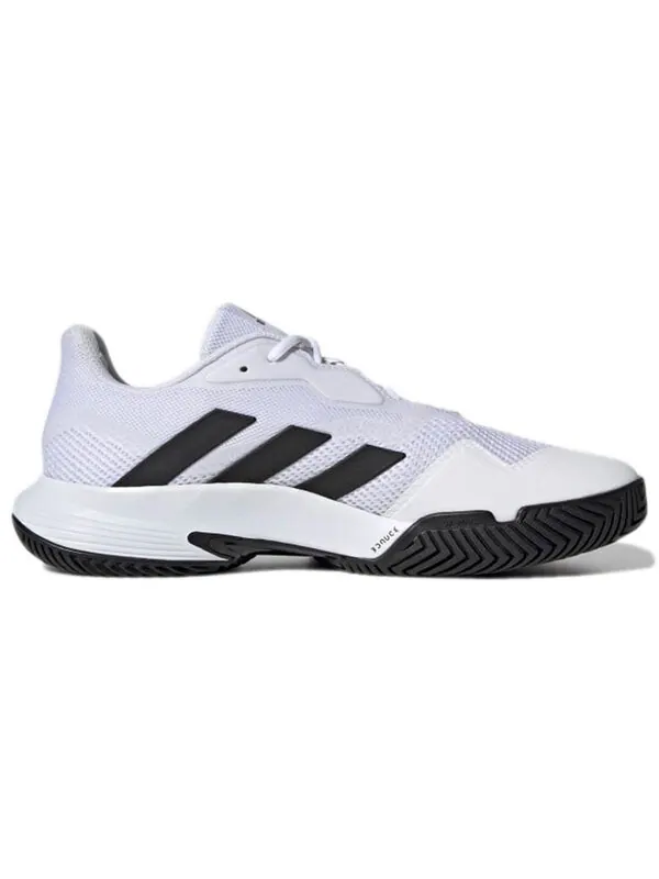 Кроссовки courtjam control 'white black' Adidas — изображение 2 из 4, белый/черный