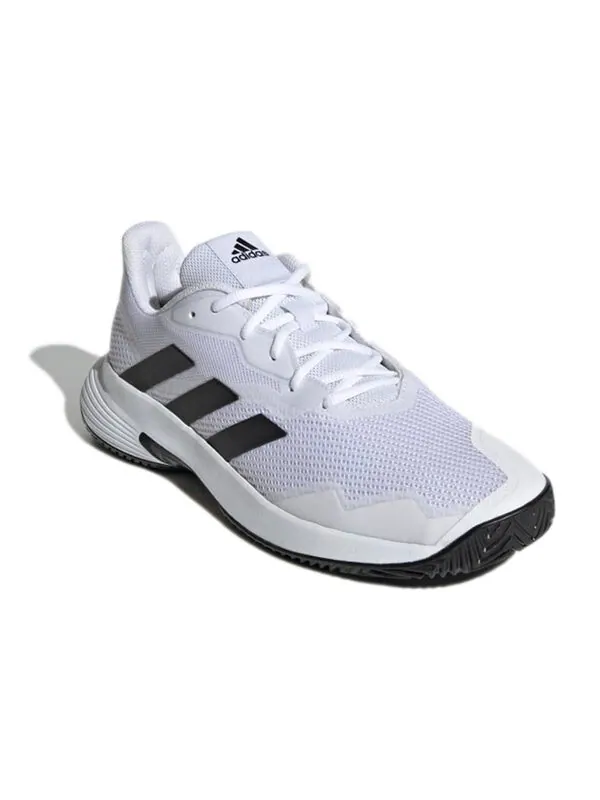 Кроссовки courtjam control 'white black' Adidas — изображение 3 из 4, белый/черный