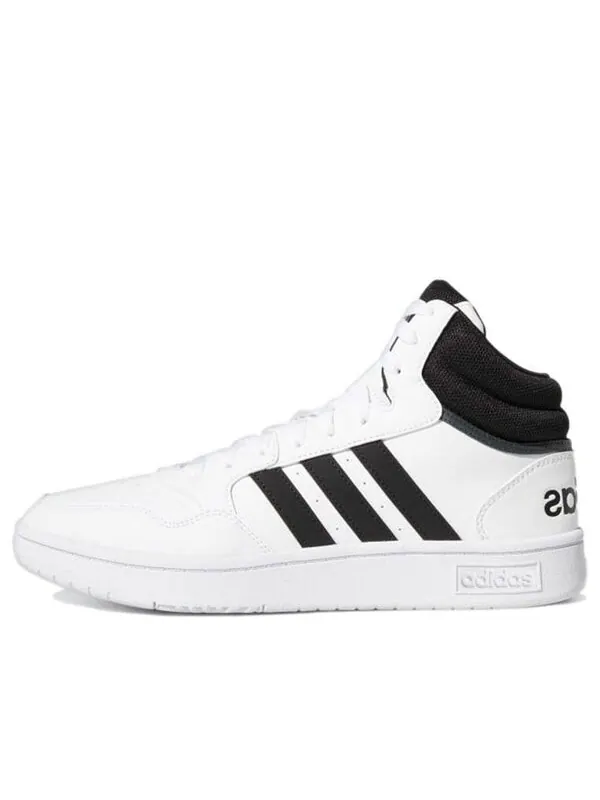 Кроссовки neo hoops 3.0 mid классика винтаж Adidas — изображение 1 из 4, белый/черный